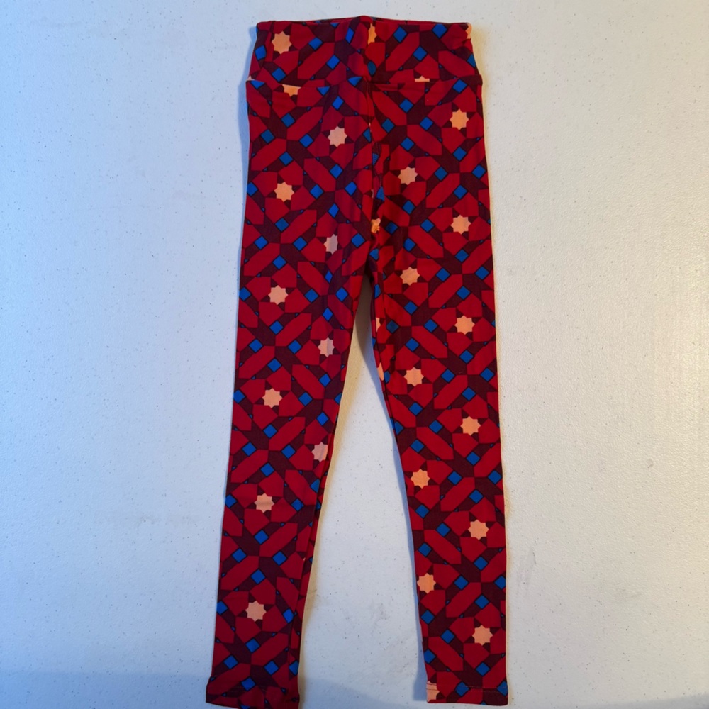 LuLaRoe Kids Patterned Leggings | S-M